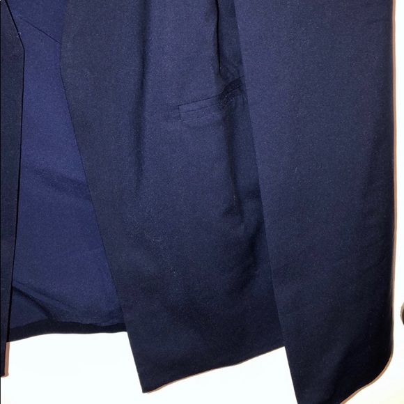 Asilio navy blue cape blazer - Picture 7 of 8